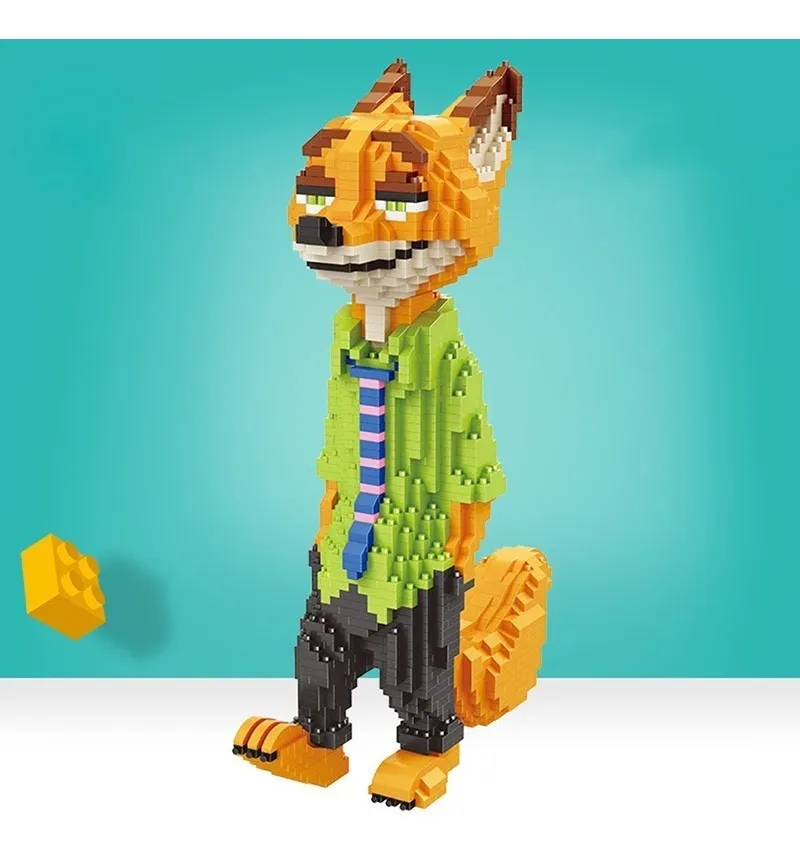 Bloques de Construcción Nick Wilde Zootopia 26.5cm Aprox