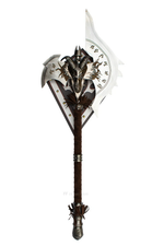 Hacha de Batalla Horda de Acero + Escudo 108cm Aprox
