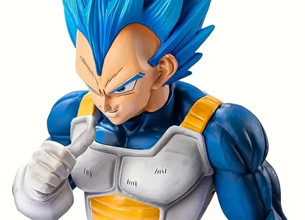 Figura Vegeta Super Saiyan Blue con Armadura 30cm Aprox