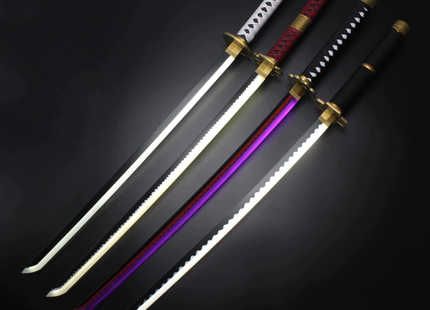 Katana Sandai Kitetsu Roronoa Zoro One Piece 100cm Aprox con Luz LED Recargable