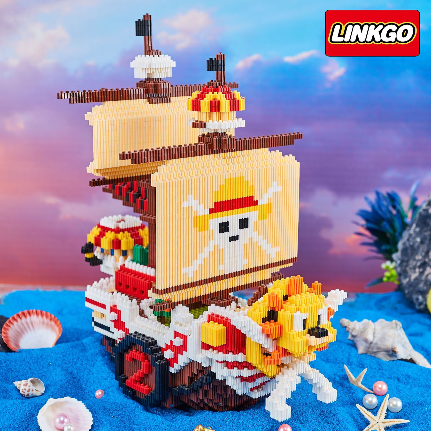 Thousand Sunny Bloques One Piece 3168 Piezas