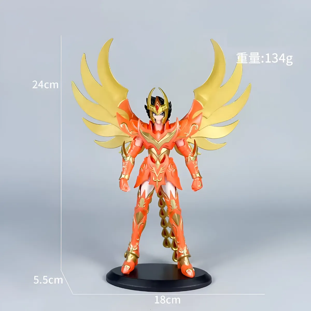 Figura Phoenix Ikki Caballeros del Zodiaco 19cm Aprox