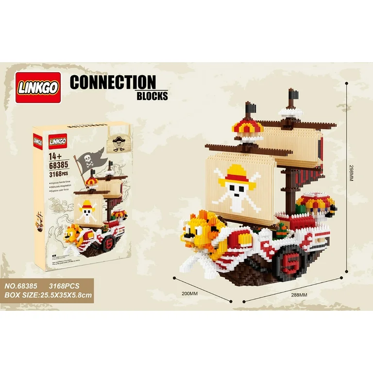 Thousand Sunny Bloques One Piece 3168 Piezas