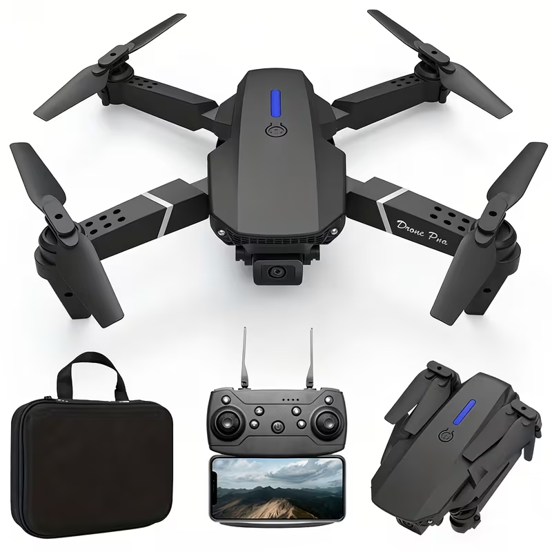 Drone E88Pro con 2 Cámaras Negro