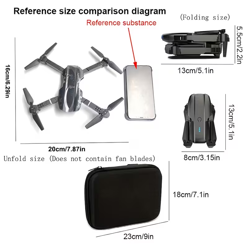 Dron Inteligente E99 con Pantalla