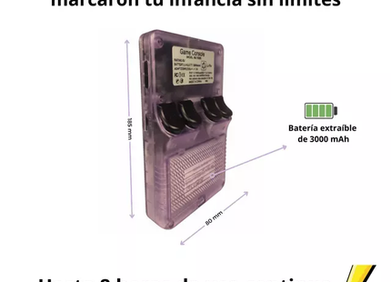 Consola de Juegos Portátil R36S Quad-Core 1.5 GHz Lila