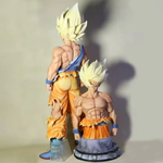 Set Figura Goku Super Saiyan + Busto Dragon Ball Z 42cm Aprox