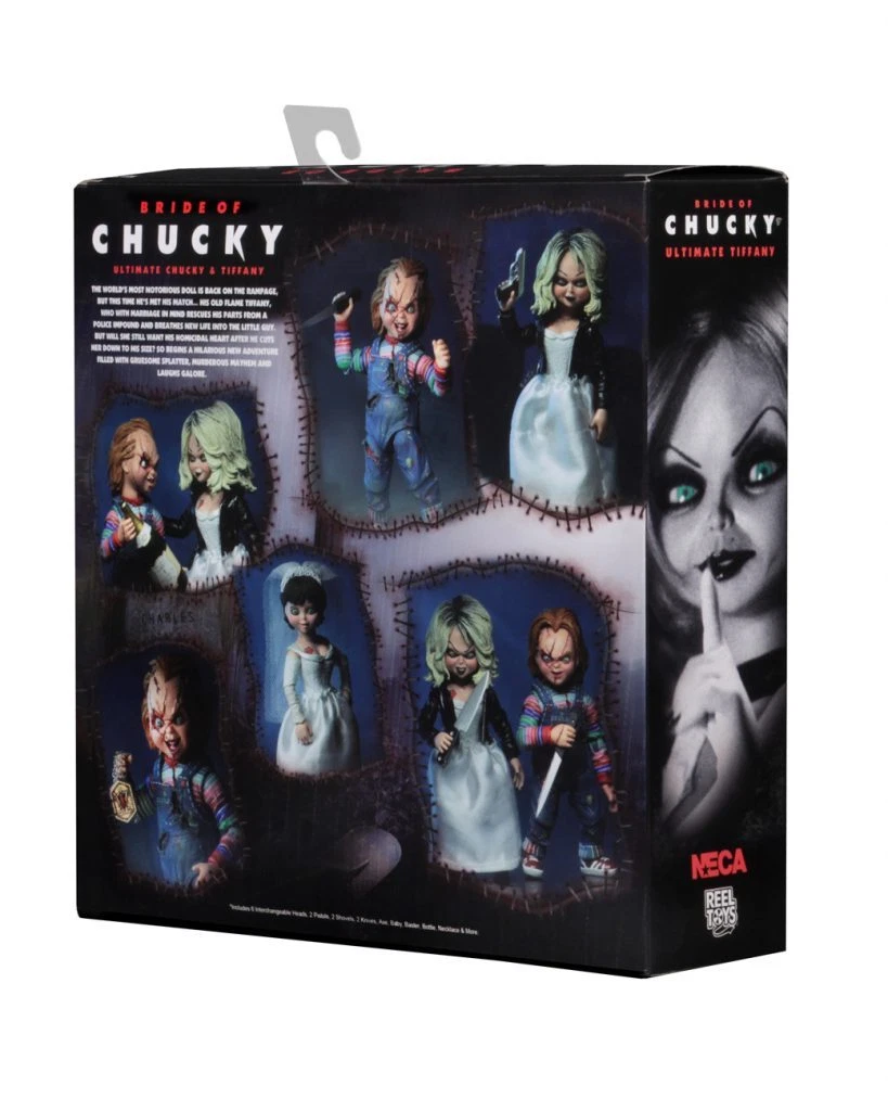 Set Figuras Chucky y Tiffany 10cm - Bride of Chucky NECA