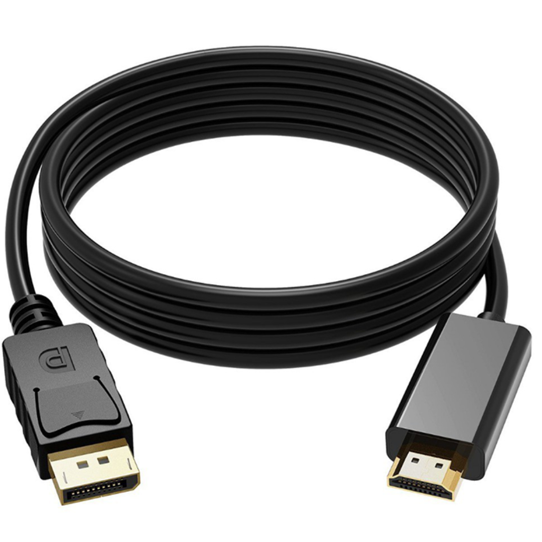 Cable Convertidor DisplayPort Macho a HDMI Macho 1.80m