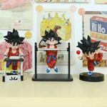 Figura Goku Niño Set x5 Poses Gym Dragon Ball 12.5cm Aprox