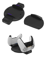 Dock Cargador Dual y Stand para Consola PS5 MIMD 15cm Aprox