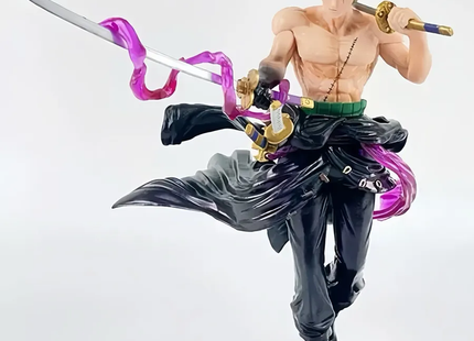 Figura Roronoa Zoro Three Swords 20cm Aprox