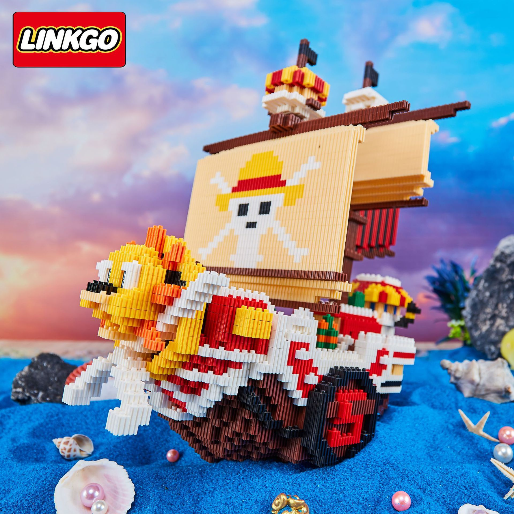 Thousand Sunny Bloques One Piece 3168 Piezas