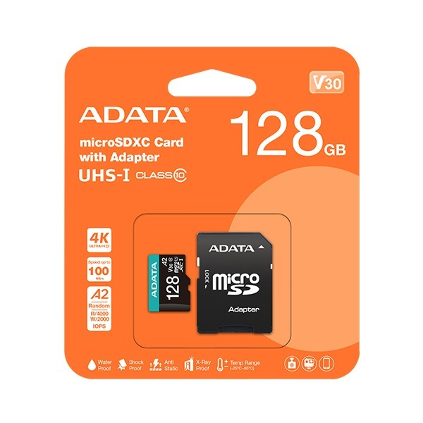 Memoria microSD ADATA 128GB con Adaptador