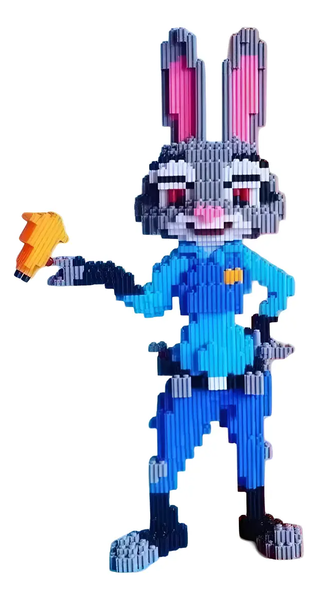 Bloques de Construcción Judy Hopps Zootopia 38cm Aprox