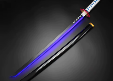 Katana Inosuke Hashibira Demon Slayer 100cm Aprox con Luz LED Recargable
