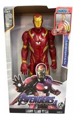 Figura Iron Man Titan Hero Tech con Sonido Avengers Endgame 30cm Aprox