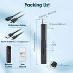 Contenido y medidas del TV Stick TVR3