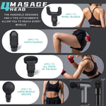 Masajeador Martillo Fascial Gun Gris