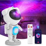 Parlante Proyector de Galaxias Astronauta CAFINI con Control Remoto y Bluetooth