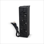 Ventilador Inteligente con 3 Turbinas USB para PS4 Slim DOBE 20cm Aprox