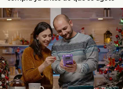 Consola de Juegos Portátil R36S Quad-Core 1.5 GHz Lila