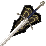Espada Glamdring de Acero + Soporte 118cm Aprox