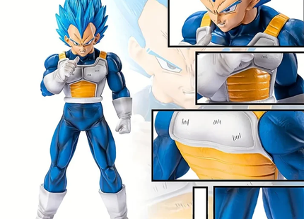 Figura Vegeta Super Saiyan Blue con Armadura 30cm Aprox
