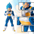 Figura Vegeta Super Saiyan Blue con Armadura 30cm Aprox