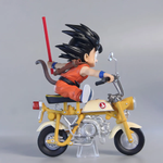 Figura Goku Niño en Moto Dragon Ball 10cm Aprox
