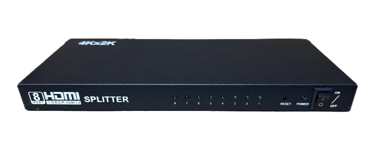Splitter HDMI 1x8 UHD 4Kx2K 8 Puertos