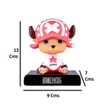 Bobblehead Chopper 12cm Aprox con Soporte para Celular de Auto - One Piece