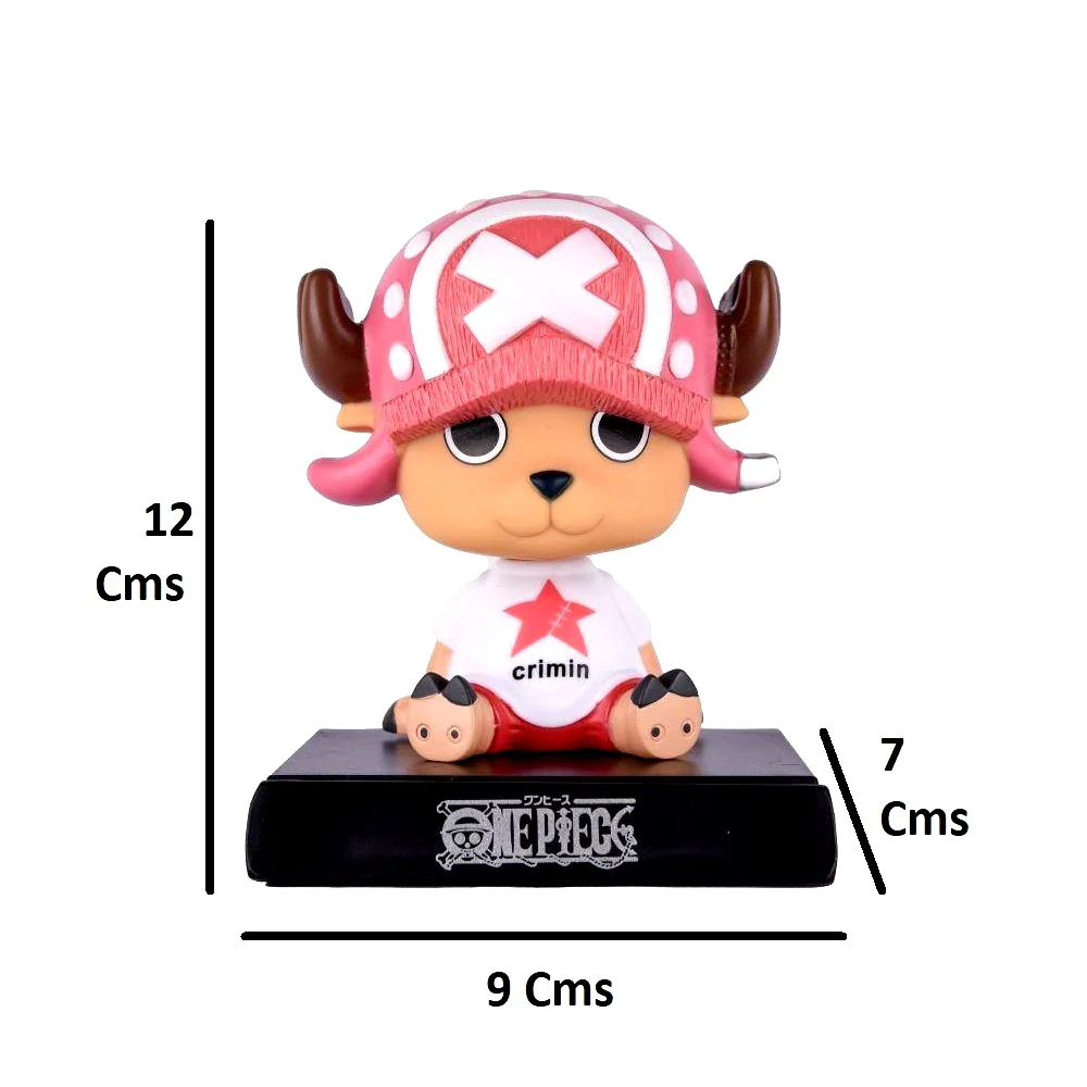 Bobblehead Chopper 12cm Aprox con Soporte para Celular de Auto - One Piece