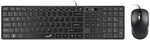 Combo Teclado y Mouse Con Cable Genius SlimStar C126 AI Copilot Slim