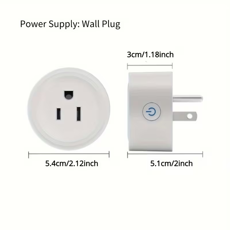 Enchufe Inteligente WiFi - Compatible con Alexa y Google