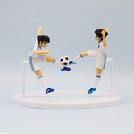 Set 6 Figuras Captain Tsubasa Oliver y Benji 10.5cm Aprox