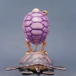 Figura Maestro Roshi con Tortuga Dragon Ball 30cm Aprox