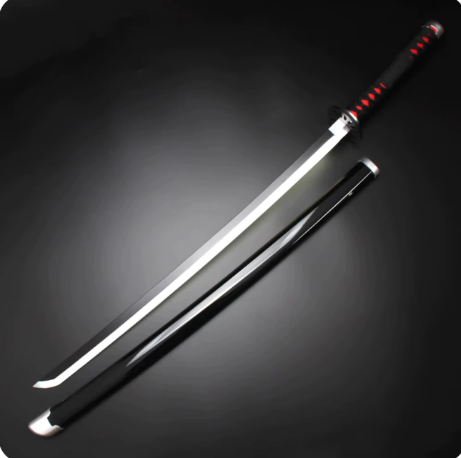 Katana Tanjiro Kamado Demon Slayer 100cm Aprox con Luz LED Recargable
