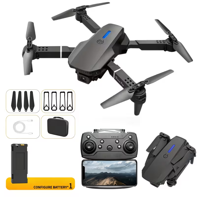 Drone E88Pro con 2 Cámaras Negro