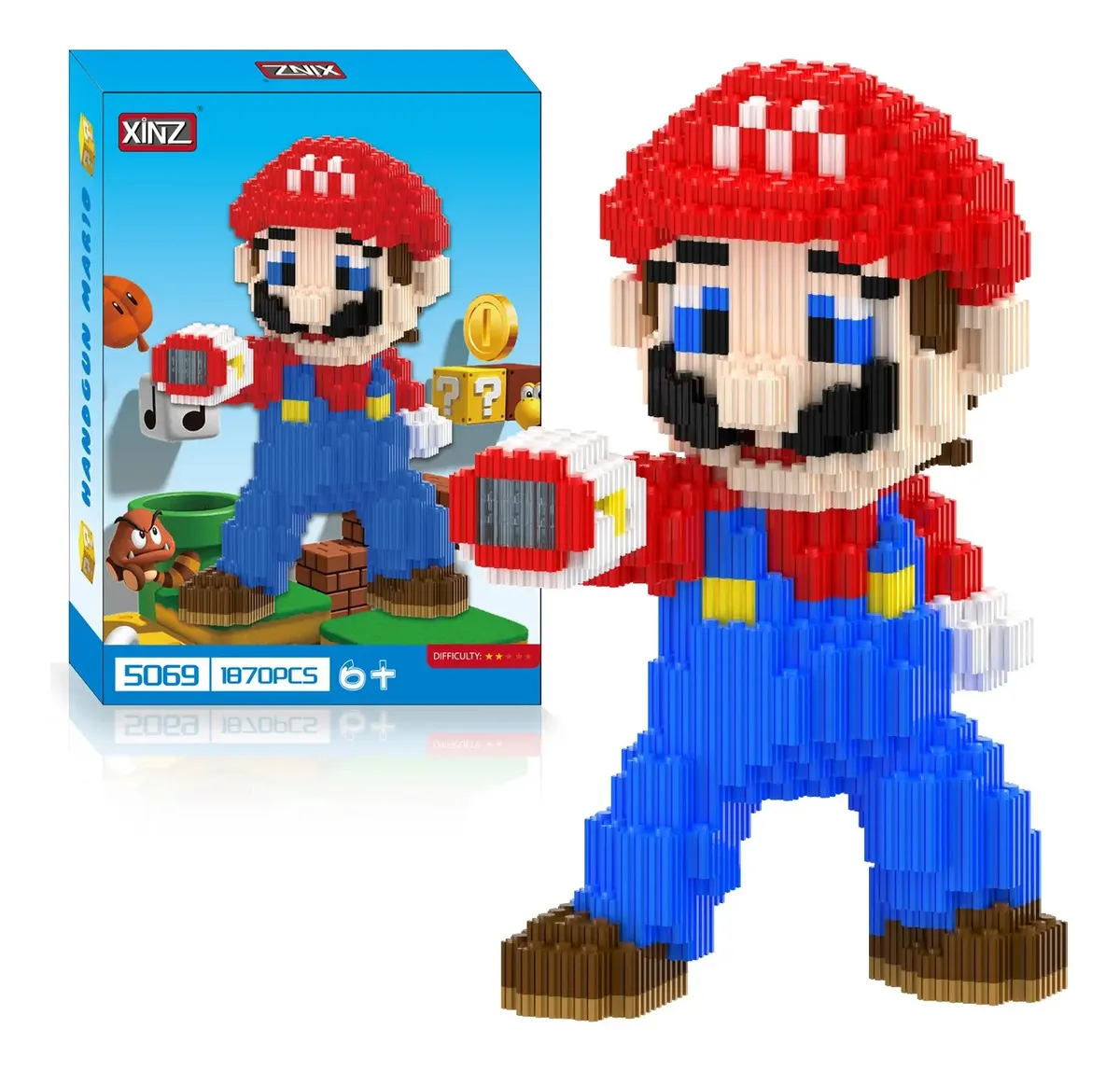 Bloques de Construcción Super Mario 28cm Aprox