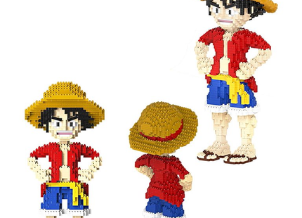 Lego Monkey D. Luffy One Piece 50cm Aprox