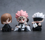 Set 7 Figuras Chibi Jujutsu Kaisen 8cm Aprox