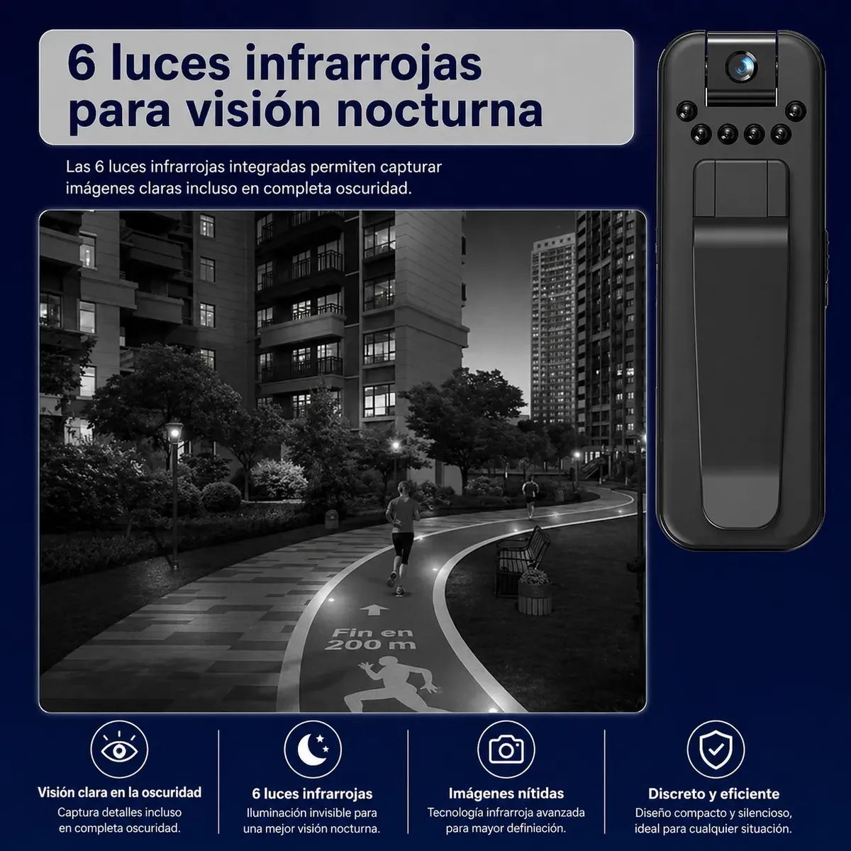 Caja SANCI Cámara Mini WiFi SC-CA1044 - Full HD 1080P