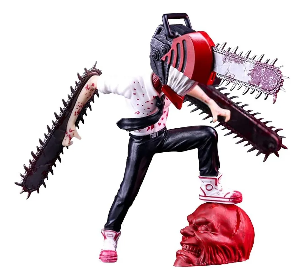 Figura Denji Chainsaw Man con Motosierras 17cm Aprox