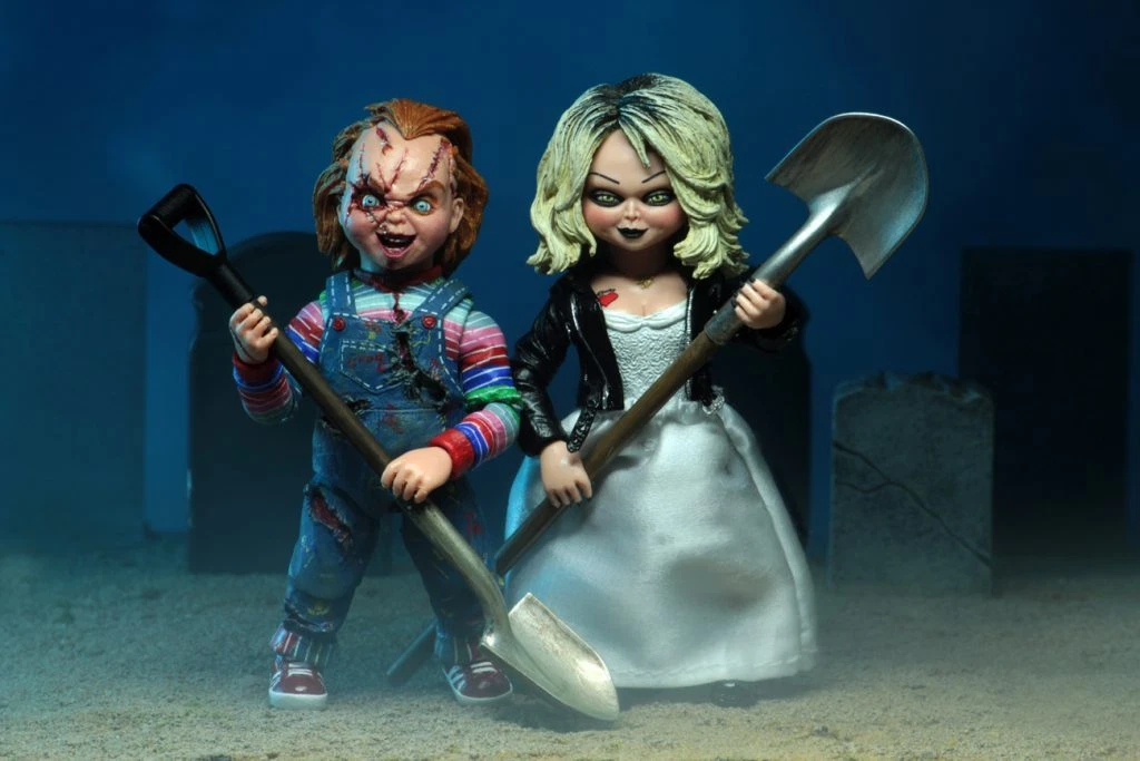 Set Figuras Chucky y Tiffany 10cm - Bride of Chucky NECA