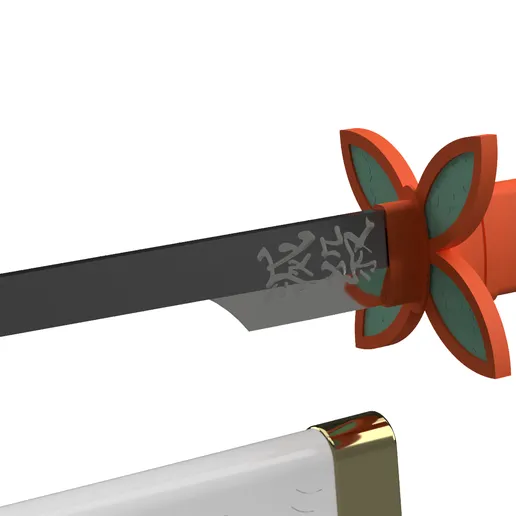 Katana Shinobu Kocho Demon Slayer 100cm Aprox - Espada Mariposa con Funda