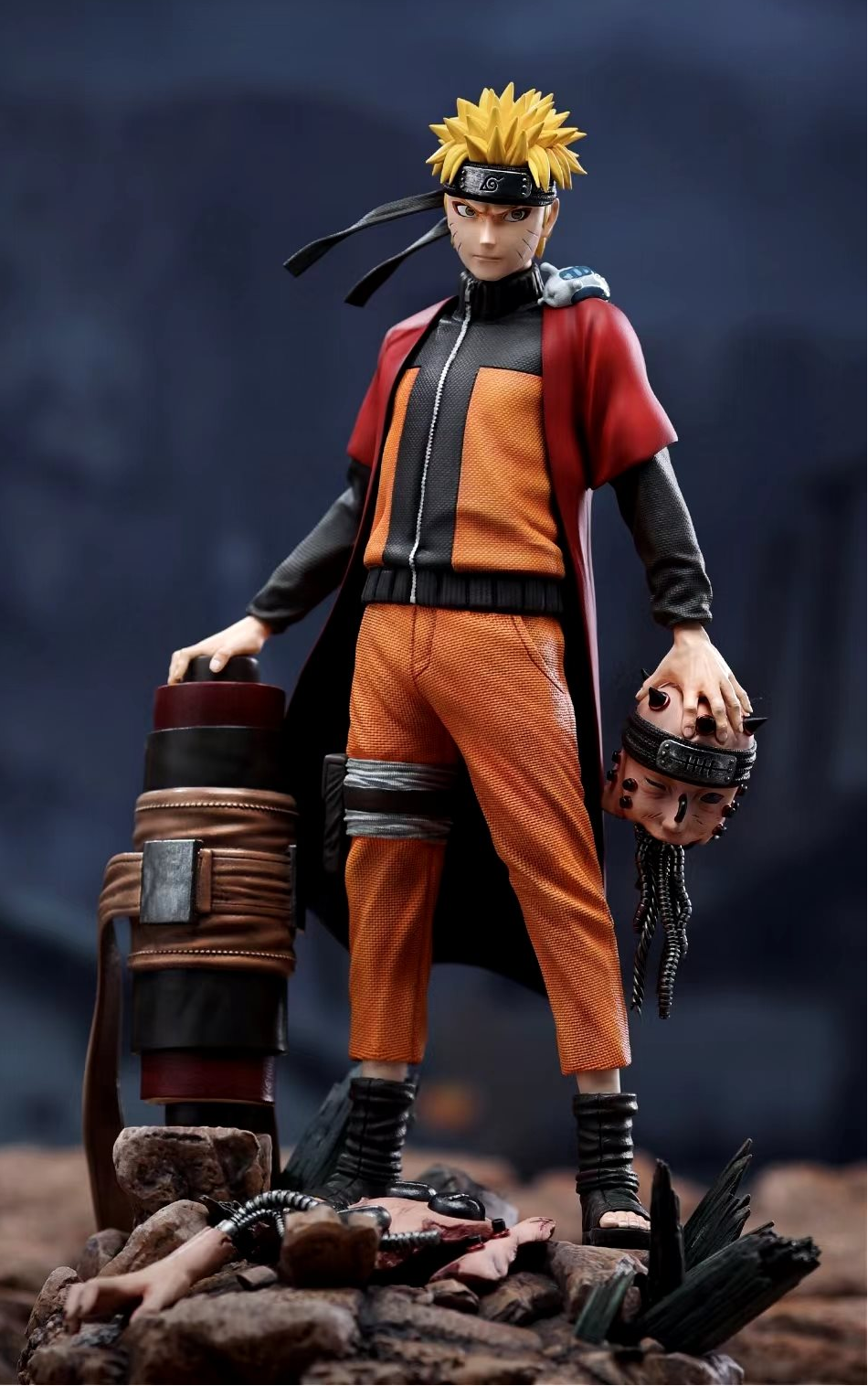 Figura Naruto Modo Sabio Diorama Premium 28cm Aprox