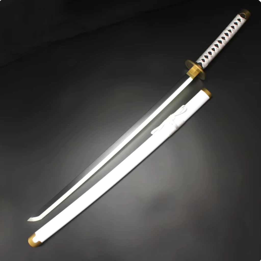 Katana Wado Ichimonji Roronoa Zoro One Piece 100cm Aprox con Luz LED Recargable