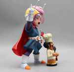 Figura Gran Saiyaman y Mr. Satan 20cm Aprox