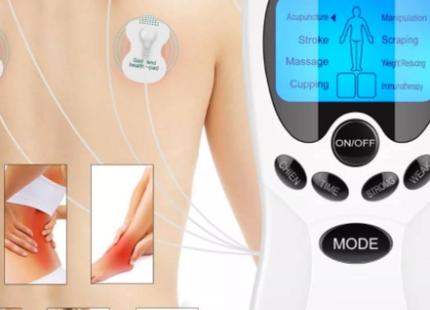 Masajeador de Electrodos Digital - Terapia de Pulsos Eléctricos